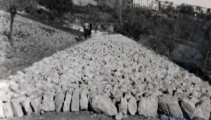Anni '50 Consorzio di Bonifica Balle del tenna - Penna San Giovanni - realizzazione strada in MACADAM