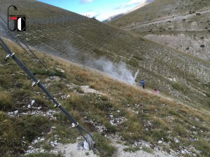 Fondazione per barriera paravalanghe - Castel Sant'Angelo - Monte Prata