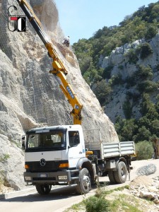 Montaggio reti - Cala Cartoe Dorgali