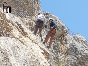 Montaggio reti e Pannelli Cala Cartoe Dorgali